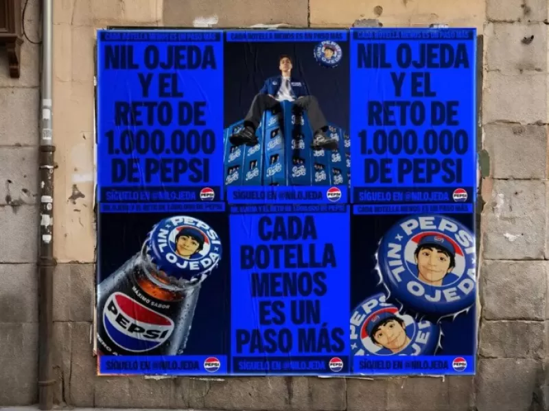Pepsi ret&oacute; a Nil Ojeda a vender un mill&oacute;n de botellas en 15 d&iacute;as