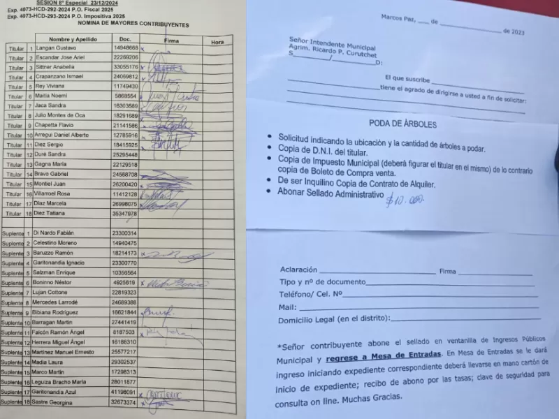 Marcos Paz: vecinos aseguran que se cobra por iniciar trámites en la banca participativa