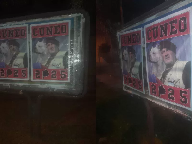 Sin partido, pero con afiches: la sorpresiva campaña de Cúneo