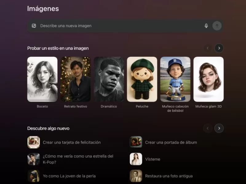 ChatGPT Im&aacute;genes: qu&eacute; es y c&oacute;mo usar la nueva herramienta para crear im&aacute;genes con IA a partir de tus fotos
