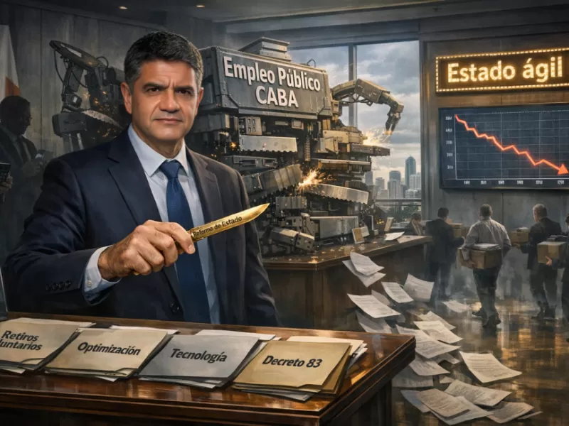 Retiros &ldquo;voluntarios&rdquo;, bistur&iacute; selectivo y un Estado m&aacute;s chico al gusto de Jorge Macri