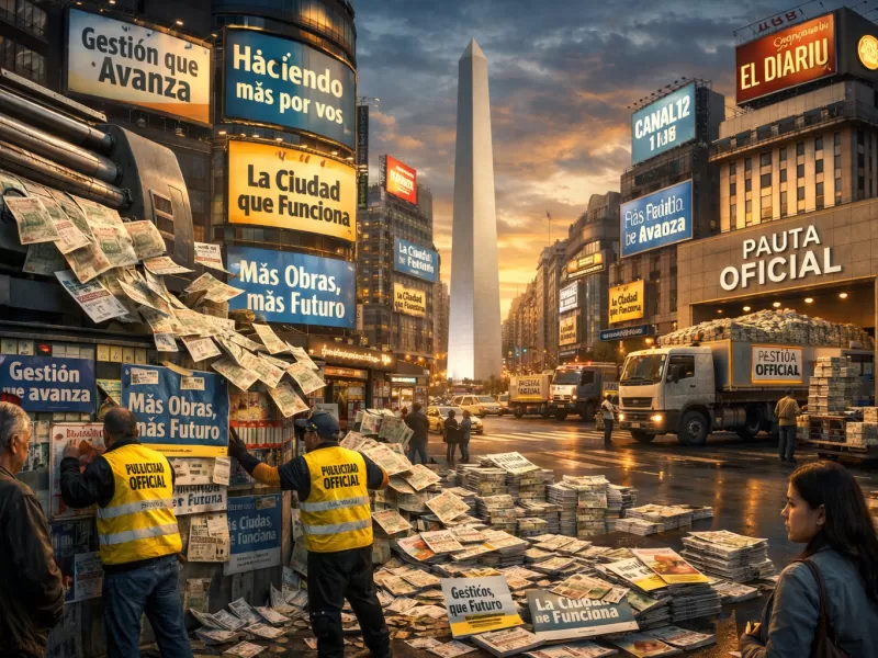 Jorge Macri convirti&oacute; a CABA en una imprenta gigante de propaganda oficial