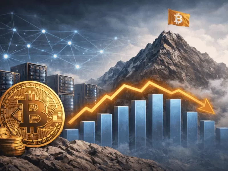 Bitcoin registr&oacute; su novena baja de dificultad en 2026 y la miner&iacute;a atraviesa uno de sus momentos m&aacute;s complejos