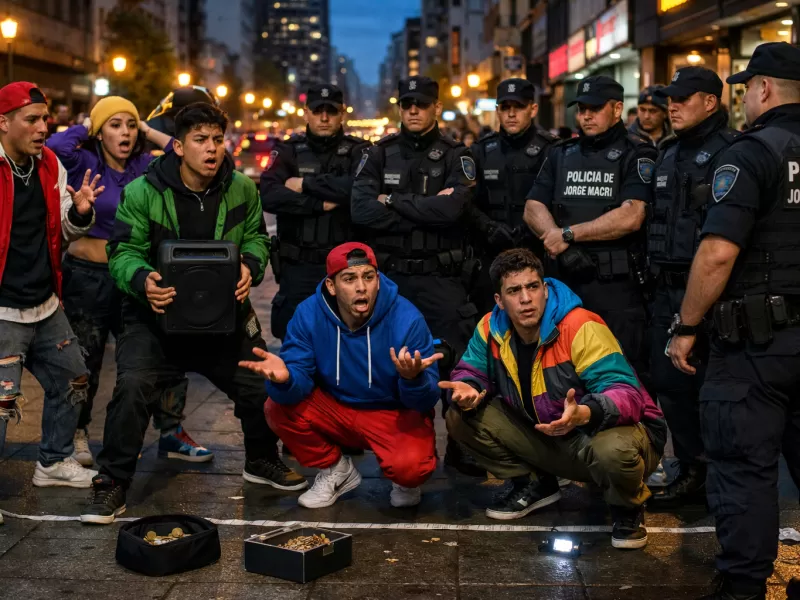 Entre desalojos y veredas vac&iacute;as: el orden de Jorge Macri alcanza tambi&eacute;n al arte callejero