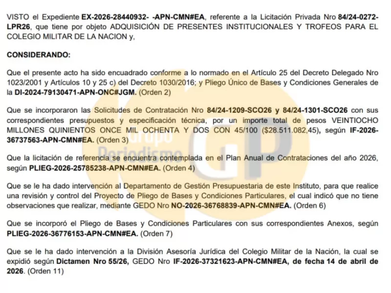 El Gobierno habilita millones en presentes mientras ignora el reclamo salarial militar