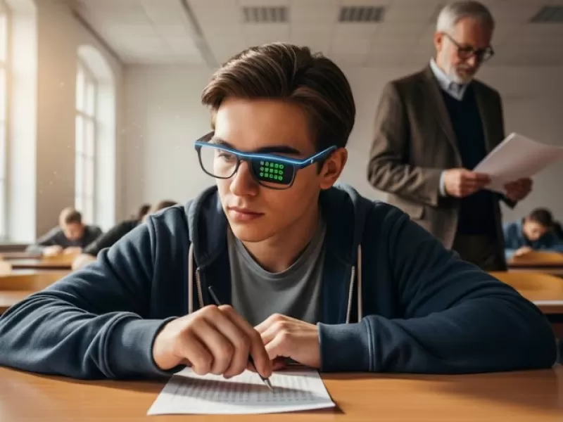 Alquilan gafas con IA para copiar en ex&aacute;menes y obligan a reforzar controles en escuelas y universidades