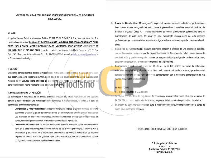Sueldos congelados y honorarios millonarios: la interna de OSPRERA suma tensi&oacute;n