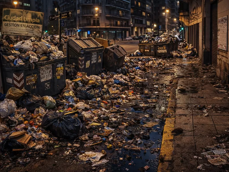 De vidriera impecable a basural total: la ciudad de Jorge Macri huele a podrido