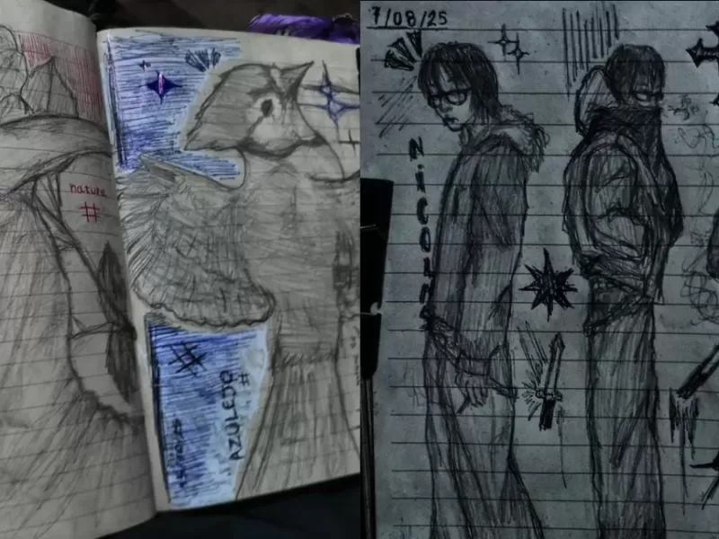 M&iacute;a Ayel&eacute;n Brusco cuenta c&oacute;mo empez&oacute; a dibujar desde ni&ntilde;a y qu&eacute; busca expresar con su arte