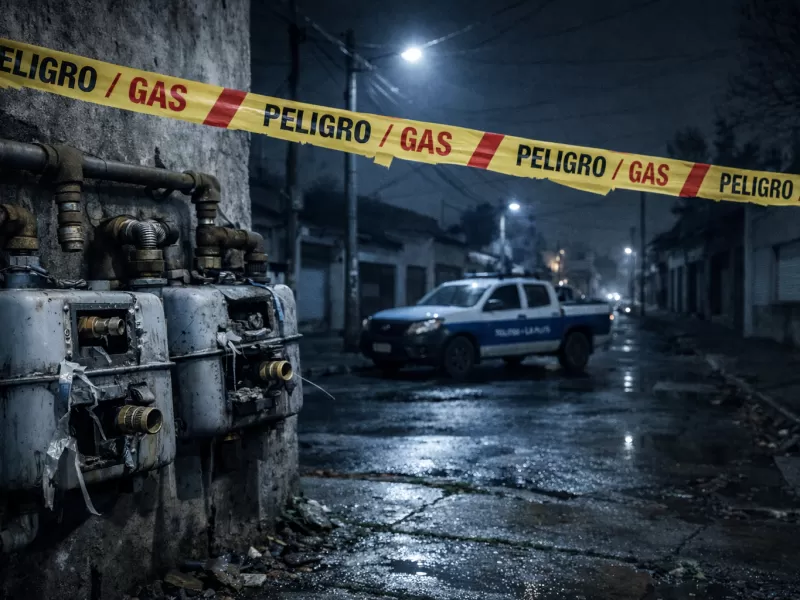 Pol&eacute;mica en La Plata: roban ca&ntilde;os, cortan el gas y el municipio aparece despu&eacute;s del desastre