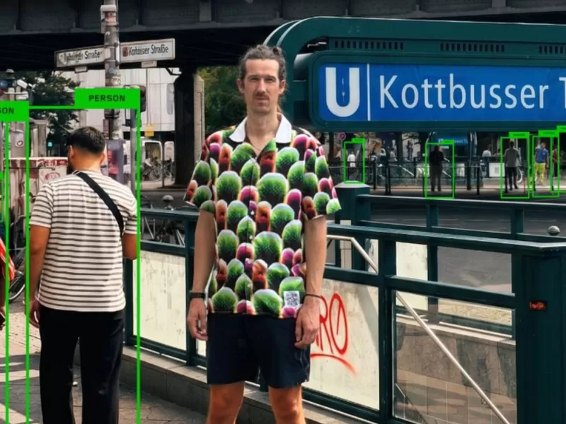 Crearon una camisa &ldquo;anti-IA&rdquo; que busca confundir a las c&aacute;maras y evitar que detecten a quien la usa