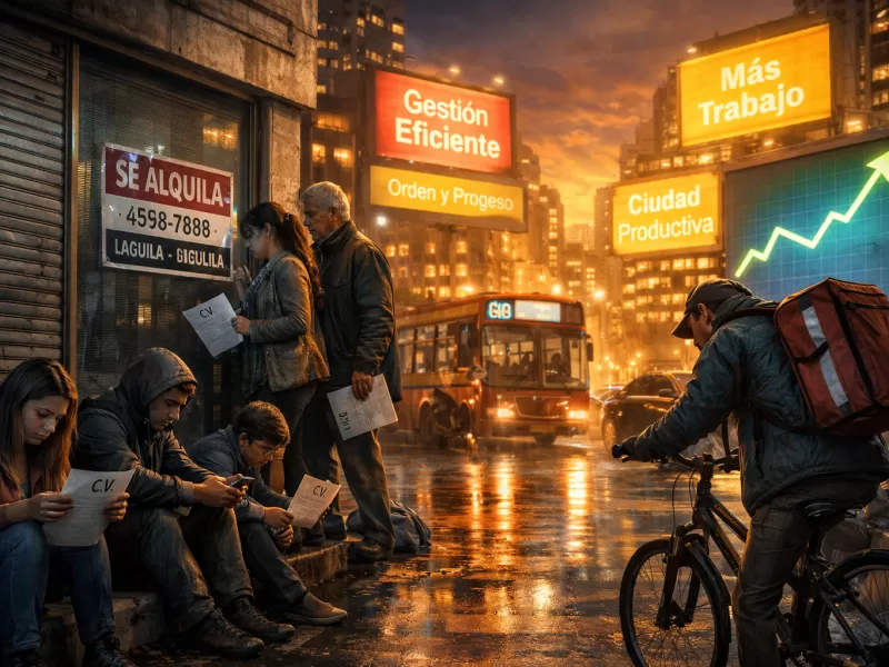 126 mil porte&ntilde;os sin laburo y el cuentapropismo creciendo como hongos: la desocupaci&oacute;n en CABA lleg&oacute; al 7,3 por ciento