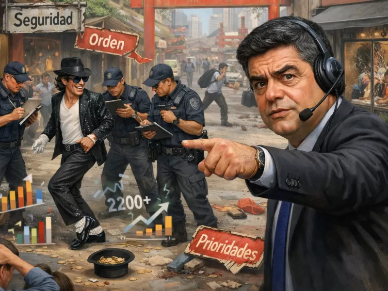 Jorge Macri logra el milagro: que los porte&ntilde;os defiendan m&aacute;s a un imitador de Michael Jackson que a su propia polic&iacute;a