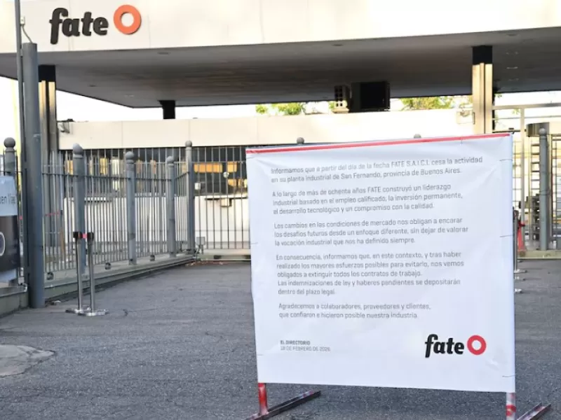 Fate acata la conciliaci&oacute;n obligatoria del Gobierno, pero ratifica el cierre definitivo de su planta y los 920 despidos