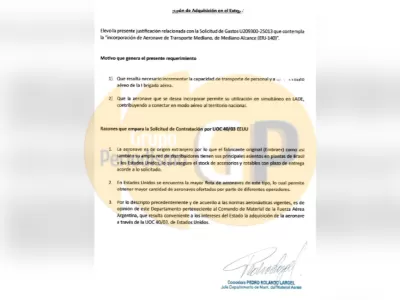 Luis Petri qued&oacute; envuelto en otro esc&aacute;ndalo por la compra millonaria de un avi&oacute;n destruido para Defensa