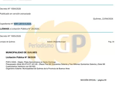 Mientras Quilmes enfrenta reclamos por basura e inseguridad, Eva Mieri destinar&aacute; m&aacute;s de 3.273 millones de pesos en una pileta