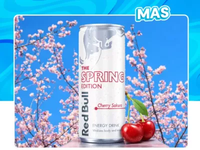 Red Bull present&oacute; una nueva edici&oacute;n sin az&uacute;car sabor cereza para la primavera