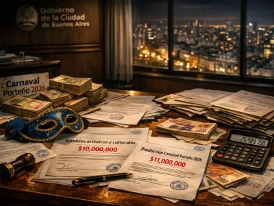 Carnaval en la Ciudad de Buenos Aires: luces, m&uacute;sica y contratos que hacen ruido en las cuentas p&uacute;blicas de Jorge Macri