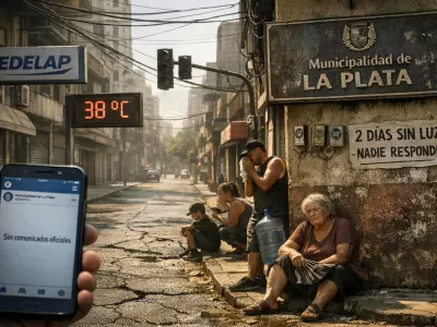 Apag&oacute;n y abandono en La Plata: duras cr&iacute;ticas al municipio de Julio Alak por la falta de respuestas