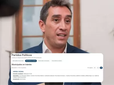 R&iacute;o Negro: Marcos Castro prepara un sello propio ante el riesgo de quedar afuera de Juntos