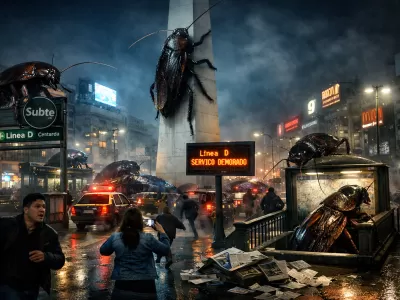 Entre ratas y cucarachas gigantes, el Obelisco y los subtes exponen la gesti&oacute;n de Jorge Macri