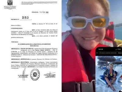 Tras el esc&aacute;ndalo por un video viral, el Gobierno de Misiones resolvi&oacute; desplazar a la directora de Turismo Social
