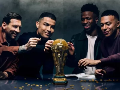 LEGO lanz&oacute; una campa&ntilde;a con Messi, Cristiano Ronaldo, Mbapp&eacute; y Vin&iacute;cius Jr.