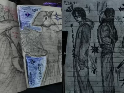 M&iacute;a Ayel&eacute;n Brusco cuenta c&oacute;mo empez&oacute; a dibujar desde ni&ntilde;a y qu&eacute; busca expresar con su arte