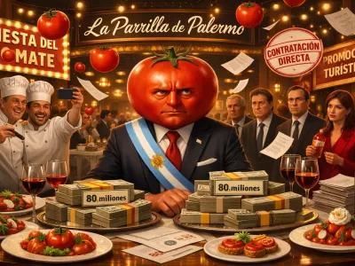 El Gobierno porte&ntilde;o de Jorge Macri pag&oacute; 80 millones de pesos por la &ldquo;Fiesta del Tomate&rdquo; realizada en la parrilla Don Julio