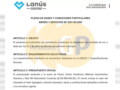 Lanús destina más de 128 millones en medallas para empleados municipales