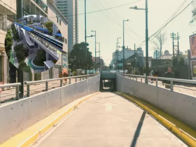 Jorge Macri prometi&oacute; un viaducto que cambiaba el oeste porte&ntilde;o y termin&oacute; entregando un triste paso bajo nivel de hormig&oacute;n