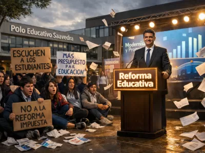 El &ldquo;polo educativo&rdquo; de Jorge Macri naci&oacute; entre carteles, bronca estudiantil y una reforma que nadie pidi&oacute;