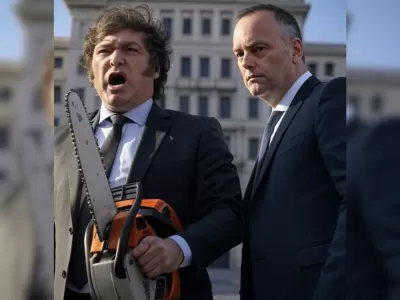 "¡Que revienten los ñoquis!": Porteños le dan rienda suelta a Milei y su motosierra, a ver si así baja la inflación