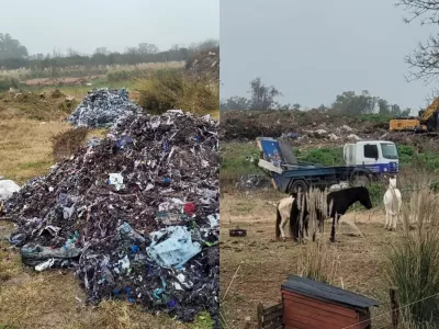 Denuncian que Mercedes extendi&oacute; el basural municipal sobre tierras reclamadas por la familia Mart&iacute;nez Tissier