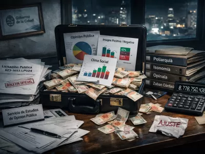 Jorge Macri quem&oacute; millones de pesos en encuestas mientras promet&iacute;a ajuste austero