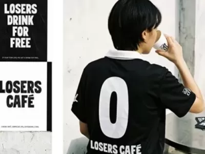 M&eacute;xico abri&oacute; un caf&eacute; que regala bebidas a los hinchas cuyos equipos pierdan durante el Mundial